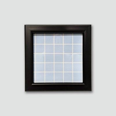 Harbortown 3pk 4"x4" Soft Linear Profile Mini Picture Frames Matte Black