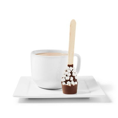 Christmas Milk Chocolaty Coated with Marshmallows Hot Cocoa Spoon - 0.8oz - Favorite Day