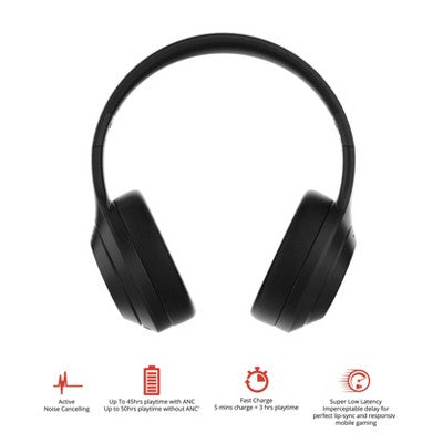 AIWA ARC Noise Cancelling Over Ear Wireless Headphones