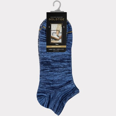 Signature Gold by GOLDTOE Men's 3pk Free Feed No Show Casual Socks 6-12.5