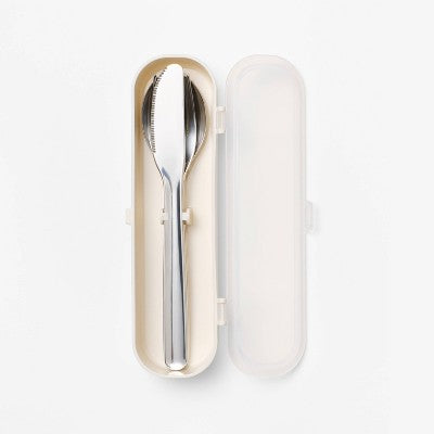 Stainless Steel Flatware Set with Case - Figmint