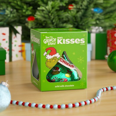 Hershey's KISSES Christmas Grinch Solid Milk Chocolate Candy - 1.45oz