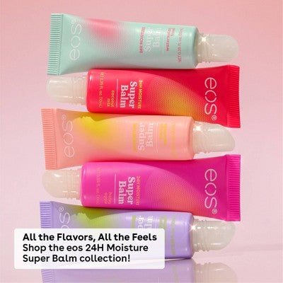 eos 24H Moisture Super Balm - Raspberry Kiwi Splash - 0.35 fl oz