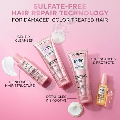 L'Oreal Paris EverPure Sulfate Free Bond Repair Color Care Shampoo - 2.5 fl oz
