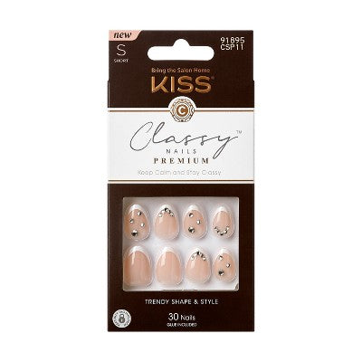 KISS Products Classy Fake Nails Premium - Prevailing - 33ct