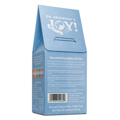 Dr. Bronner's Bar + Lip Balm Gift Set - Unscented - 2oz