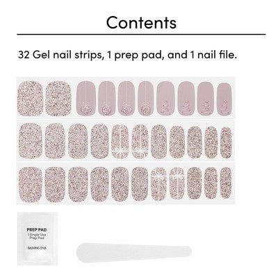 Dashing Diva Gloss Nail Art - A Rose Holiday - 32ct