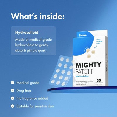 Hero Mighty Patch Invisible Mini - 30ct