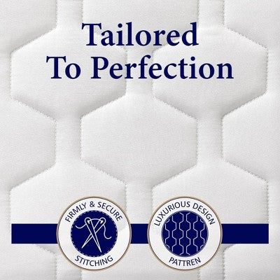 Mattress Pad - Soft and Hypoallergenic - Thick and Odorless Polyester Filling - 152 Thread Count