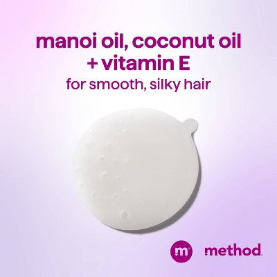 Method Serene Escape Smoothing Shampoo Sulfate & Silicone Free - 14 fl oz: Moisturizing, For Dry Hair, Liquid