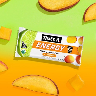 That's it. Mango Lime Blends Energy Bars - 4.2oz/6ct