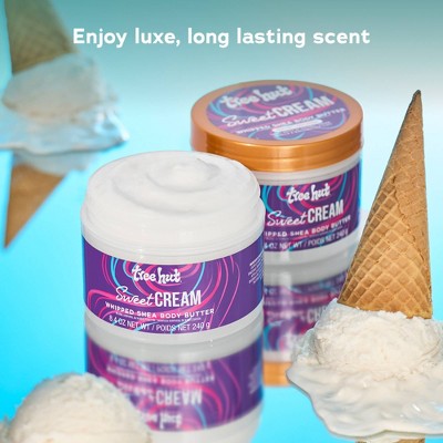 Tree Hut Sweet Cream Whipped Body Butter Vanilla, Honey, Almond & Coconut - 8.4oz: Moisturizing, Softening, Paraben-Free, Sulfate-Free