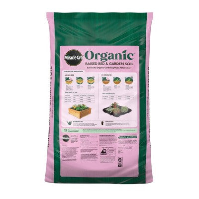 Miracle-Gro Organic Raised Bed & Garden 54.77lbs Potting Soil (LOCAL PICKUP ONLY)