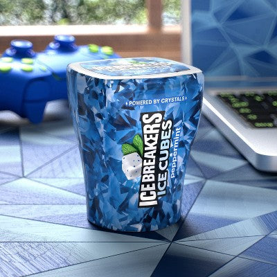 Ice Breakers Ice Cubes Peppermint Sugar Free Gum - 40ct