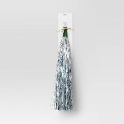 Christmas Silver Tinsel Picks - Wondershop