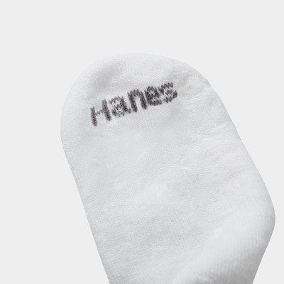 Hanes Boys' 10pk Premium Crew Socks - Black/White M