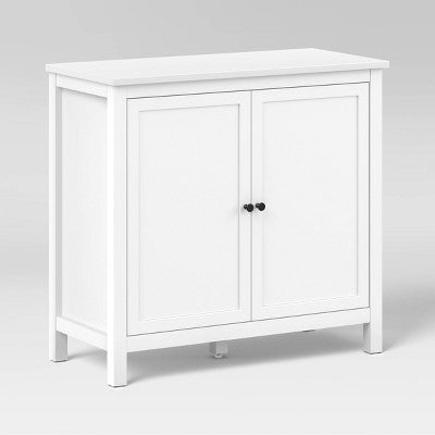 Traditional Multipurpose Storage Cabinet Multipurpose Classic White - Room Essentials (LOCAL PICKUP ONLY)