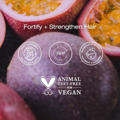Raw Sugar Grow Pro Vegan Biotin Conditioner Infused with Passion Fruit + Zinc + Marula - 18 fl oz