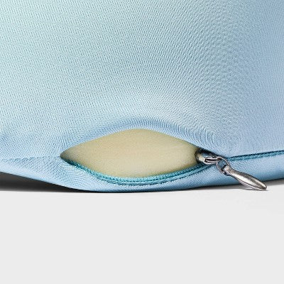 Neck Pillow and Eye Mask 2pc Set Muddy Aqua - Open Story?