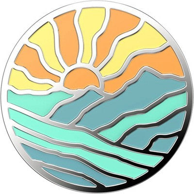 PopSockets PopGrip Enamel Cell Phone Grip & Stand - Mountain Rays