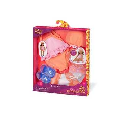 Our Generation Floaty Fun Swimsuit Outfit for 18'' Dolls
