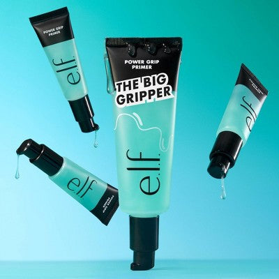 e.l.f. Jumbo Power Grip Primer - 2.5 fl oz: Dewy Finish, Paraben-Free, Vegan, Gel Formula