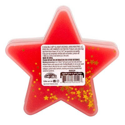 Cra-Z-Slimy Americana Star Spangled Slimy Container - Red