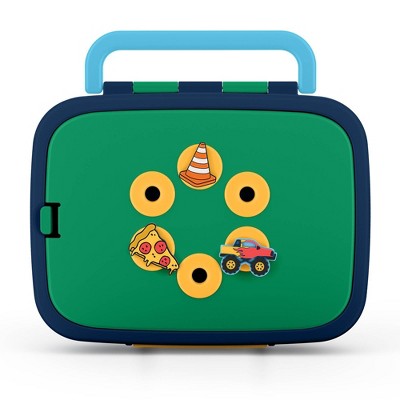 Ello Benni Hot/Cold Food Storage Container with Charms - Green