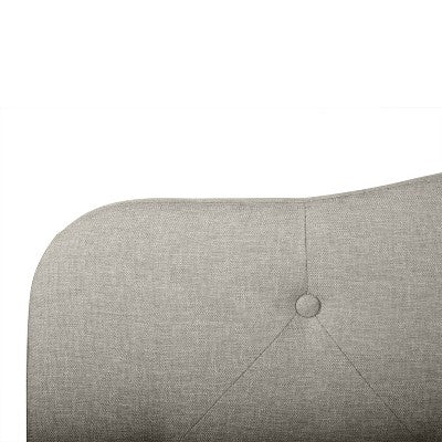 Home Design Queen Angela Headboard Warm Gray (LOCAL PICKUP ONLY)
