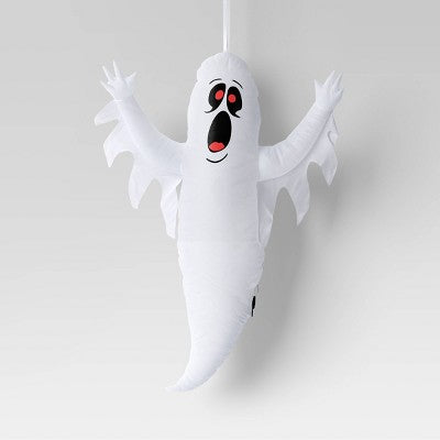 3.5' Hanging Ghost Inflatable Halloween Decoration White - Hyde and EEK! Boutique