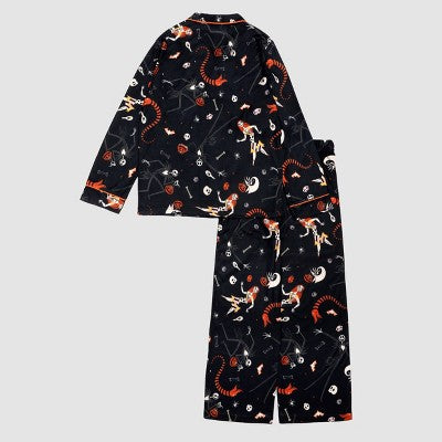 Men's 2pc The Nightmare Before Christmas Pajama Set - Black XS