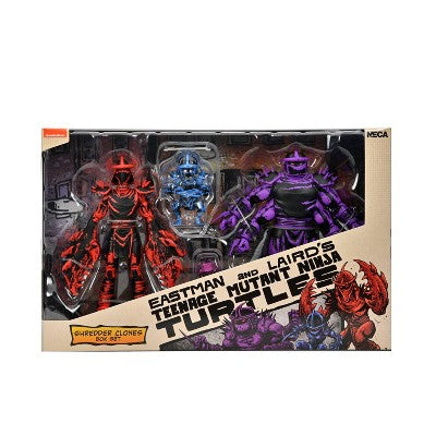 NECA Teenage Mutant Ninja Turtles Mirage Comics Shredder Clones 7" - 3pk