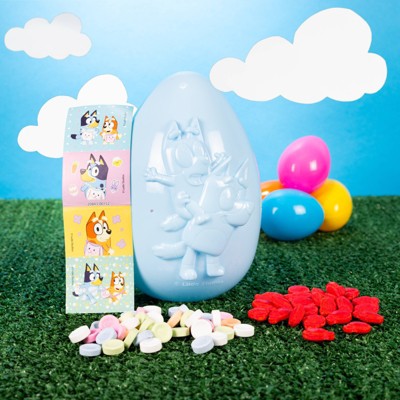 Galerie Bluey Embossed Easter Jumbo Egg W/ Candy 1.45oz