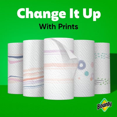 Bounty Select-A-Size Print Paper Towels - 2 Triple Rolls