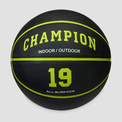 Champion Downtown Basketball 27.5" - Black/Yellow