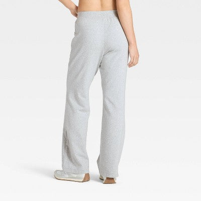 Women's Modal French Terry Flare Sweatpants - All In Motion Heathered Gray XXL
