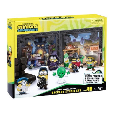 Illumination's Minions & Monsters Figure 6-pack Backlot Studio Set