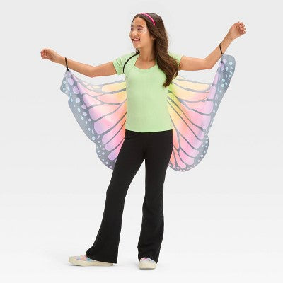 Kids' Blacklight Responsive Butterfly Wings Halloween Cape - Hyde and EEK! Boutique