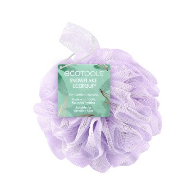 EcoTools Snowflake Delicate Bath Sponge - Purple