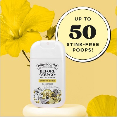 Poo-Pourri Pocket Spray Air Freshener - Original Citrus - 1 fl oz