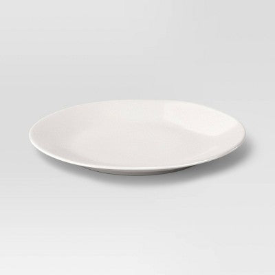 10" Stoneware Aralia Dinner Plate Sour Cream - Threshold