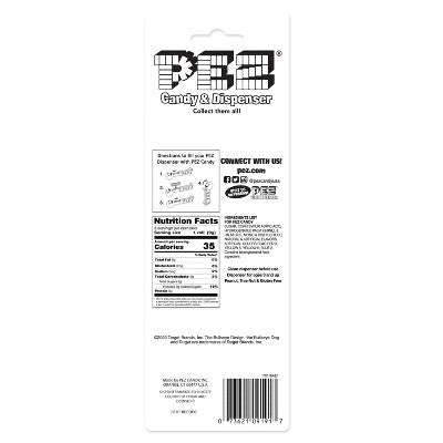 Pez Christmas Candy Bullseye Dispenser - 0.87oz