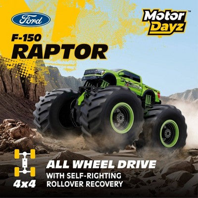 Motor Dayz RC 4x4 Ford Raptor SVT Try-Me Pivot Steering Vapor - 1:10 Scale