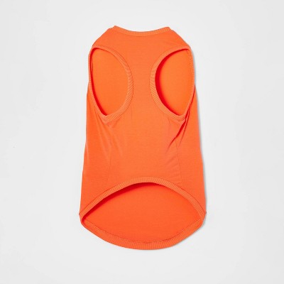 Graphic Snack Bandit Dog Tank Jersey - Boots & Barkley Orange L