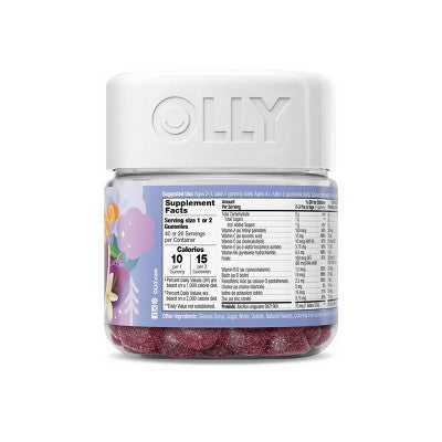 OLLY Kids' Multivitamin + Probiotic Gummies - Sugar Plum Berry - 40ct