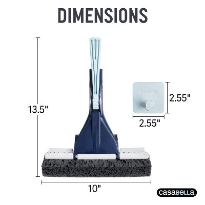 Casabella Click Clean and Organize Roller Mop Head and Hook