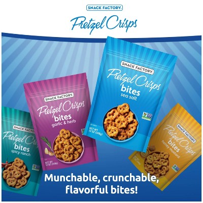 Snack Factory Pretzel Crisps Sea Salt - 12oz
