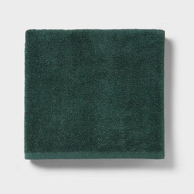 Everyday Bath Towel Dark Green - Room Essentials