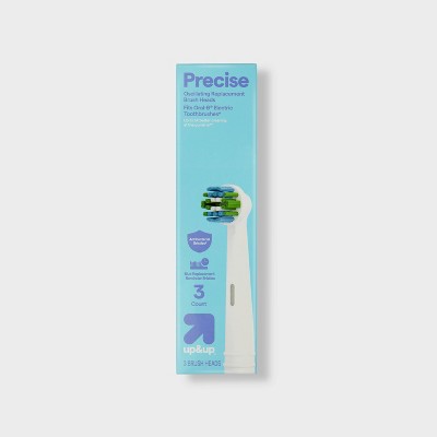 Precise Oscillating Brush Heads - up&up: Non-Toxic, Polyoxymethylene, Pack of 3