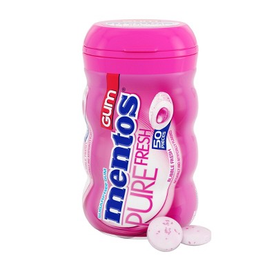 Mentos Bubblefresh Gum Bottle - 50ct/3.53oz